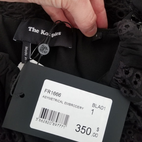 The Kooples One Shoulder Embroidered Dress - Picture 14 of 15